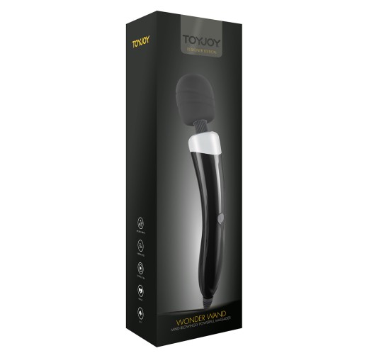 Stymulator-WONDER WAND MASSAGER BLACK